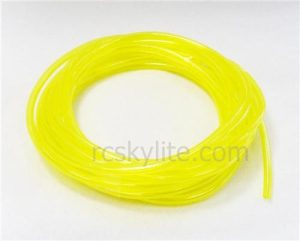 3 meter Yellow Gasoline Fuel Tube D6xD3mm