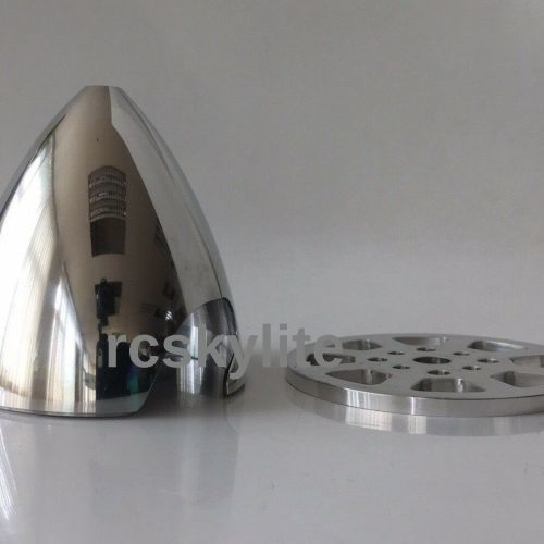 89mm /3.5″ Pre-drilled Aluminum 2-Blade Spinner for DLE55 50/55cc Gas Engine
