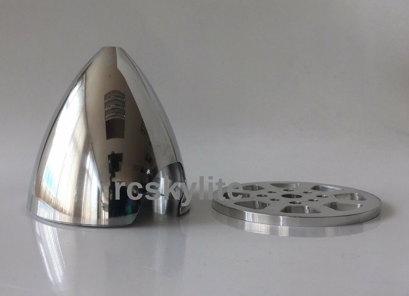 89mm /3.5″ Pre-drilled Aluminum 2-Blade Spinner for DLE55 50/55cc Gas Engine