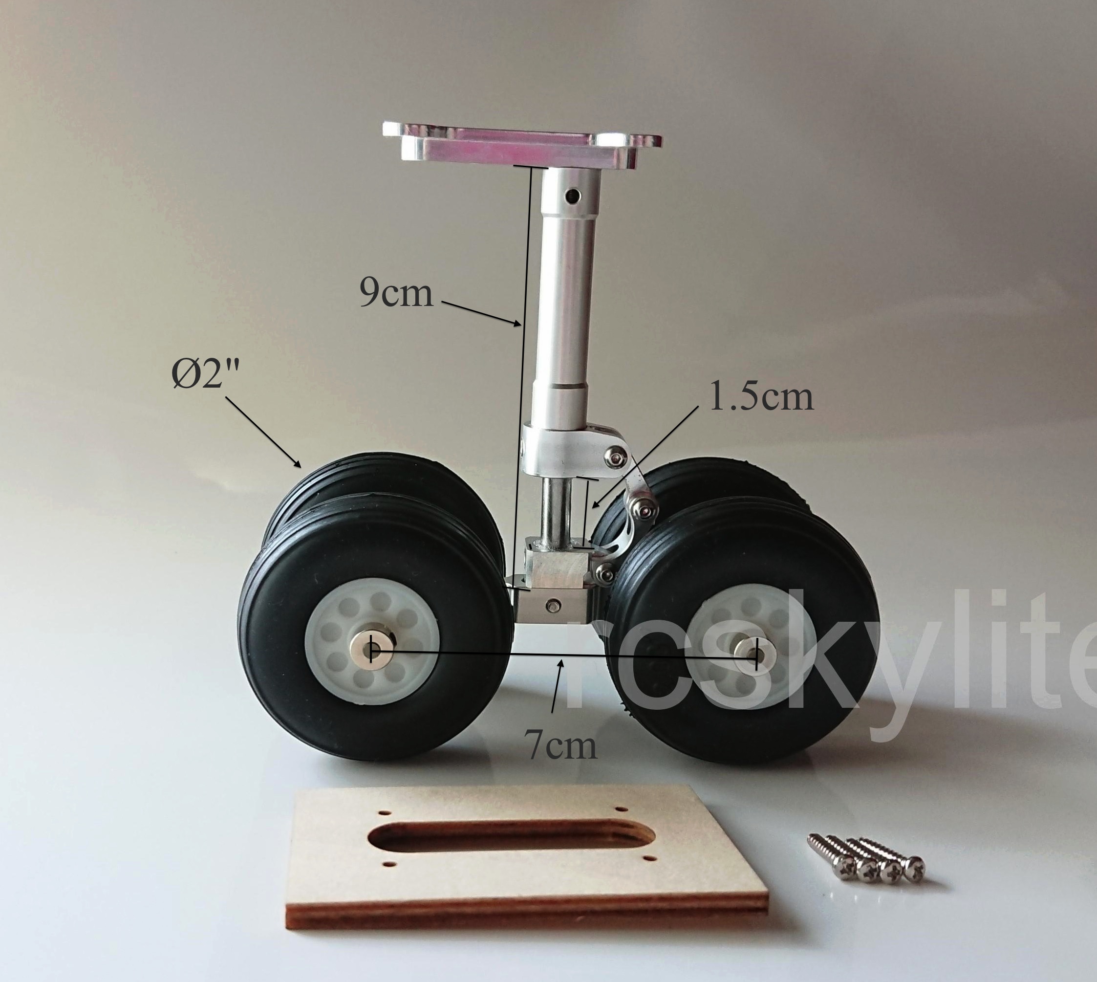 90mm Oleo Struts with 4 Wheels for Jet Plane
