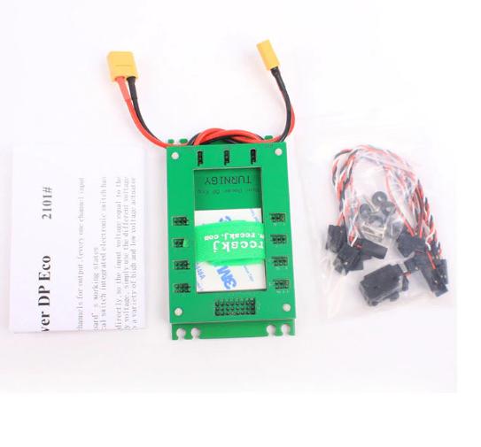 Mini Servo Section Board with Dual Power Input Wire and Electronic Switch