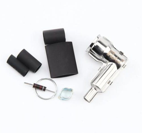 Rcexl Ignition Spark Plug Caps and Boot for 90degree NGK CM6 10MM KIT