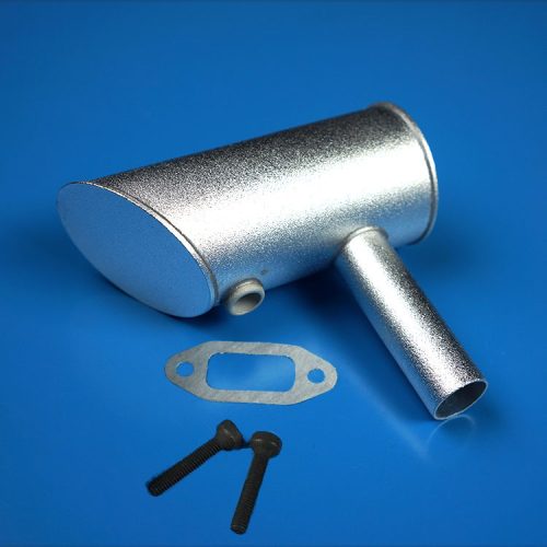 DLE40 Gas Engine Muffler (Right 2-Hole / Left 1-Hole)