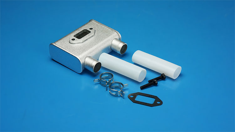 DLE55RA Gas Engine Muffler – GENUINE Spare Part