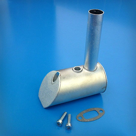 DLE Spare Parts DLE60 Gas Engine Muffler (Left 1-Hole/Right 2-Hole)