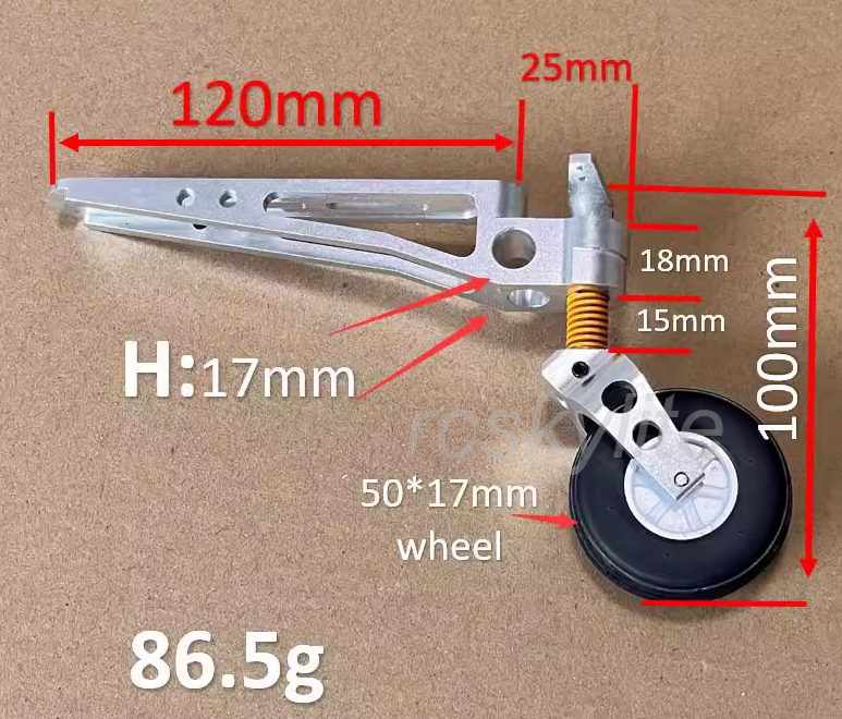 Aluminum Alloy Steering Tail Wheel for RC Gas Engine Turbine Planes ...