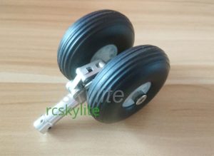 Dual Wheel (2.5″) Oleo Struts Landing Gear for RC Jets