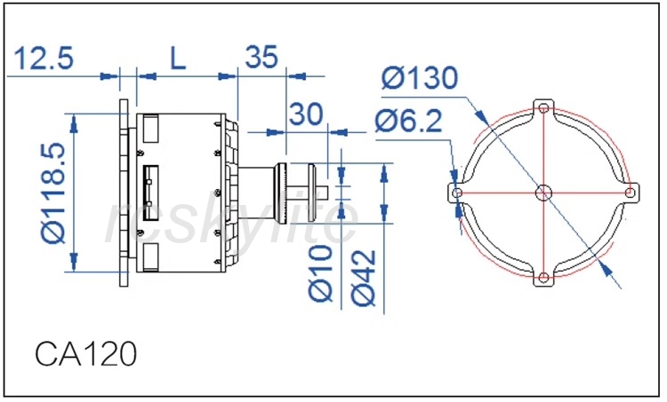 CA120 High-Power Brushless Motor: Ultimate Performance for Drones