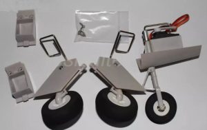 FREEWING 64 Ducted Fan F-22 Landing Gear with Steering Servo