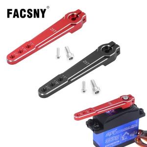 Aluminum 1.5'' 1.75'' 2.0 Inch 25T Extended Steering Servo Arm Horn M3 3 Hole For RC Car SCX10 RC Airplane Servo Swing Arm Parts 1