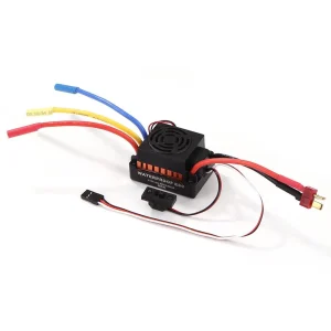 Waterproof 60A RC Brushless ESC BEC Car Parts Electric Speed Controller with 5.5V 3A BEC for 1/10 RC Car Truck 3650 Motor 3900KV 1