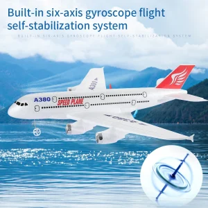 Hot Gyro Airplane Airbus A380 P520 RC Airplane Foam Toys 2.4G Fixed Wing Plane Outdoor Toys Drone  Easy Fly Children Gift 1