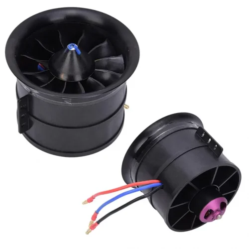 3S/4S/6S EDF 50mm 64mm 70mm 90mm 11 12 Blades RC Fan Propeller with Brushless Motor for RC Airplane Drone Model Spare Parts 1