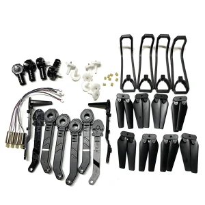 E88 Teng1 E88pro RC Drone S89 Quadcopter Spare Parts Arm Propeller Blade Guard Gears Engine Replacement Accessories 1
