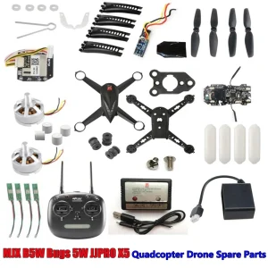 MJX B5W Bugs 5W JJPRO X5 RC Quadcopter Drone Spare Parts Propeller Motor Receiver Blade Body Shell ESC Controller(1080P Version) 1