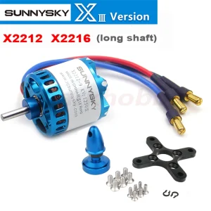 Sunnysky X2212-III X2216-III 2212 2216 950/1250/1400KV Long Shaft 3-4S Lipo Brushless Motor RC Fixed-wing Quadcopter Mulicipter 1