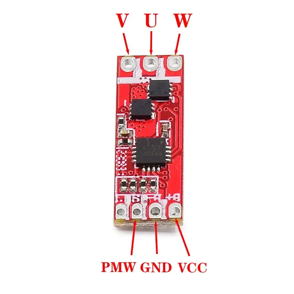 1S-2S 6A DC 3.7V-8.4V Tiny BLDC Brushless Motor Electronic Speed Controller for RC Drone Fan Airplane 3