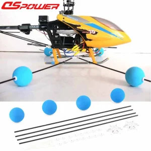 Dspower landing gear Training Gear Sponge Ball Kit For blade 400 Trex Align 500 450 RC Helicopter Walkera 1