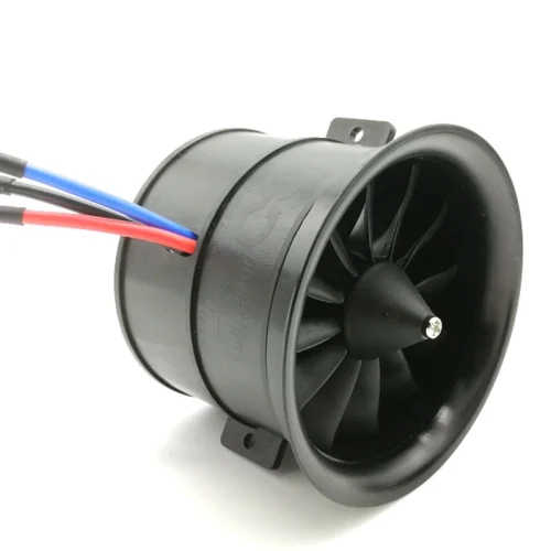 POWERFUN 70mm 12 Blades Ducted Fan EDF Unit with 4S 3400KV Brushless Motor for RC Airplane 1