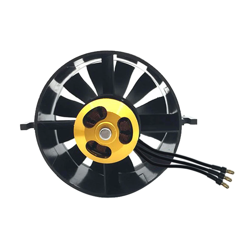 Qx-Motor 70mm Electronic Ducted Fan 12 Blades EDF With 2827 KV2600 Brushless Toy For RC Drone Model Parts Wholesale 5