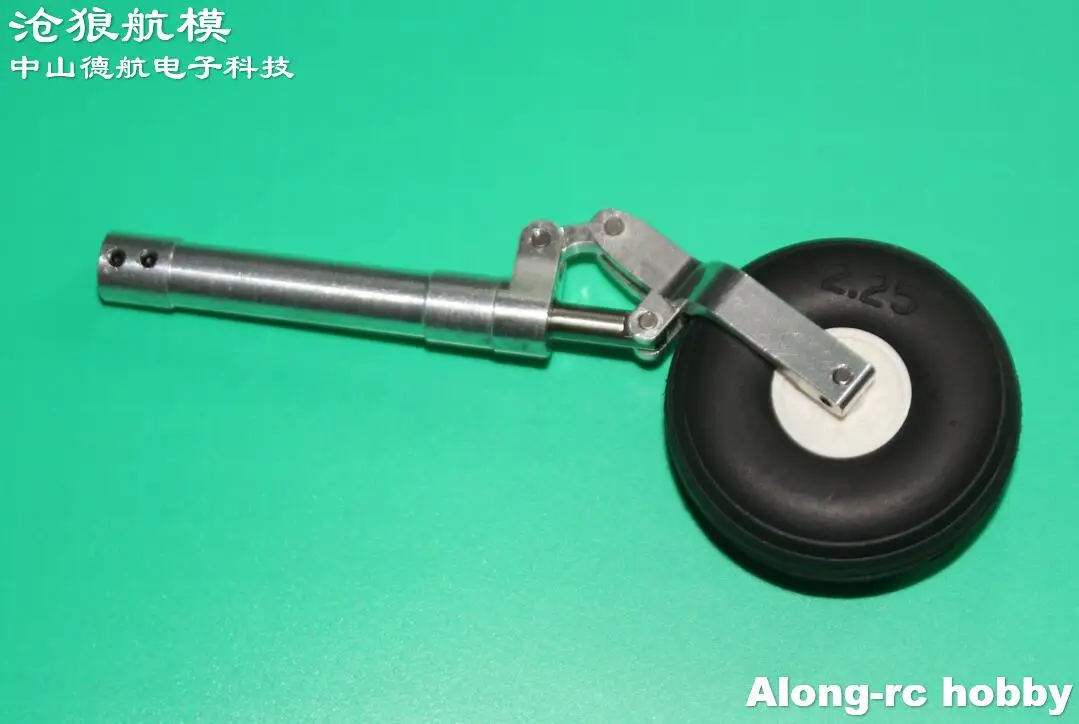 RC Airplane Part 120-210mm Damping Kneeling Landing Gear with Wheel Worm Shock Tripod Suitable for 3-5kg RC Aircraft EDF Plane 5