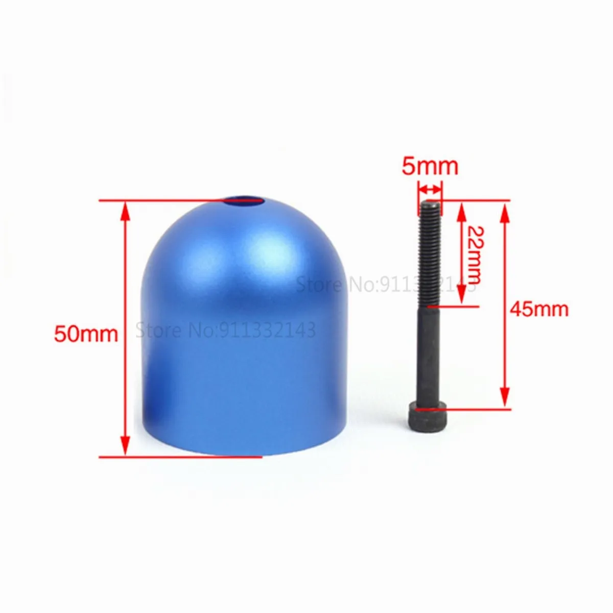 1PC 1.75 inch Aluminum Alloy Propeller Fairing 45mm Paddle Spinner Cover for RC Aircraft Model DLE 30/55 Engine Motor Gasoline 2