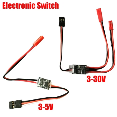 2-20A High Current Remote Control Electronic Switch 3-30V Aerial Model Plant Protection RC Drone Water Pump PWM Signal Control 1