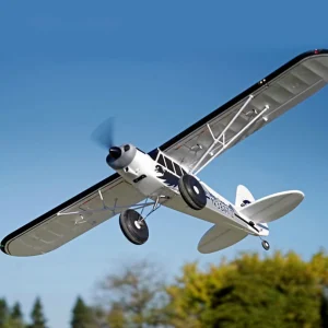 FMS RC Airplane 1700MM PA-18 PNP J3 Piper Super Cub 4S 5CH With Gyro Auto Balance Trainer Beginner Model Aircraft Plane 2