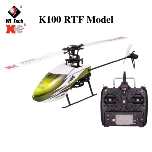 Wltoys XK K100 6CH 3D 6G System Remote Control Motor RC Helicopter With Transmitter RTF Compatible With FUTABA S-FHSS 1