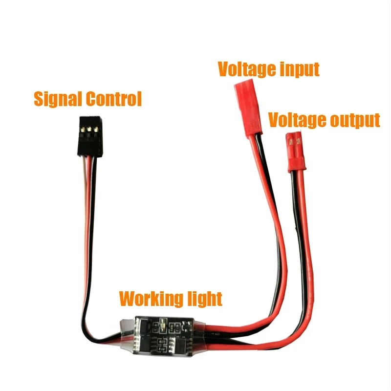 2-20A High Current Remote Control Electronic Switch 3-30V Aerial Model Plant Protection RC Drone Water Pump PWM Signal Control 2