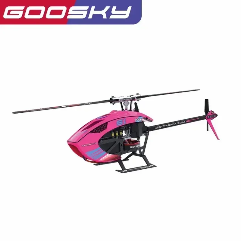 Hot Goosky S1 Bnf/Rtf 6ch 3d Stunt Double Brushless Motor Direct Drive Motor Flybarless Direct-Drive Rc Helicopter Toys Gifts 6