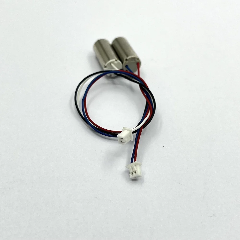 2pcs 7mm*16mm Mini Coreless Motor 1mm Shaft DC 3V 3.7V High Speed RC Drone Quadcopter Engine Micro 716 Motor Cable with Terminal 5