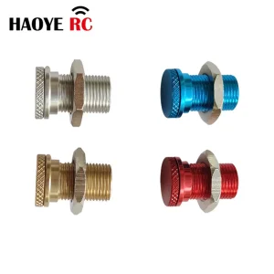 HY CNC Alloy D4 Fuel Filler Dot Oil Nipple Oil Plug Fuel Tank Accessories For RC Aircraft Gasoline Golw Engines Airplane 1