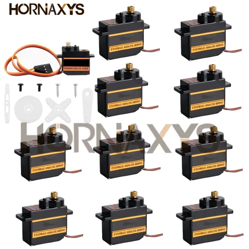 EMAX ES08MA ES08MAII 12g Mini Metal Gear Analog Servo for Rc Hobbies Car Boat Helicopter Airplane Rc Robot 1