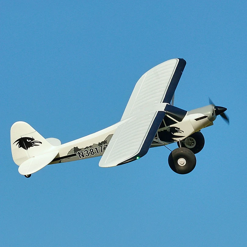 FMS RC Airplane 1300MM PA-18 PNP And RTF PA18 J3 Piper Super Cub 5CH With Gyro Auto Balance Trainer Beginner Model Aircraft 3