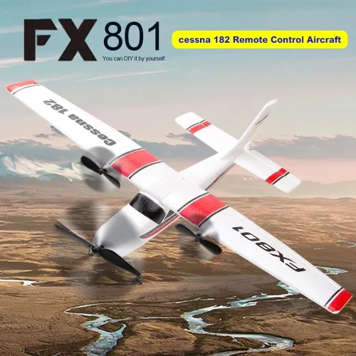New FX801 RC Plane 2.4G 2CH RTF Remote Control Wingspan Aircraft and Accessories Fixed Wingspan Airplane Toys Gifts for Children 1