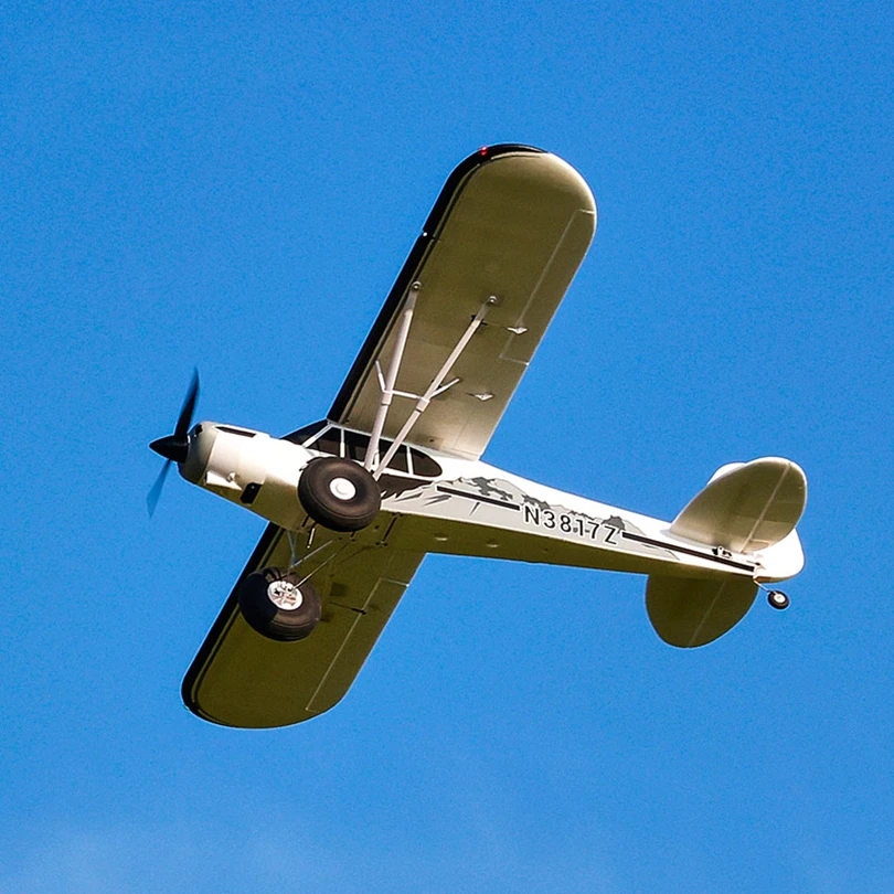 FMS RC Airplane 1300MM PA-18 PNP And RTF PA18 J3 Piper Super Cub 5CH With Gyro Auto Balance Trainer Beginner Model Aircraft 2