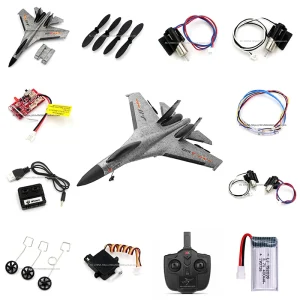 Wltoys XK A100 RC Plane Spare Parts Servo Blades Receiver Motor Foam Body Landing Gear Lipo Battery 1