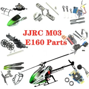 JJRC M03/E160 RC Helicopter spare parts propeller motor ESC gear Landing gear Motherboard charger Tail blade chassis shaft servo 1