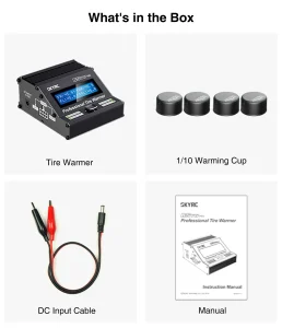 SKYRC Tire Warmer Electronic MCU RSTW Temperature Controlled for 1/10 1/8 Electric Touring Car RC Racing Drift Car Accessories 2