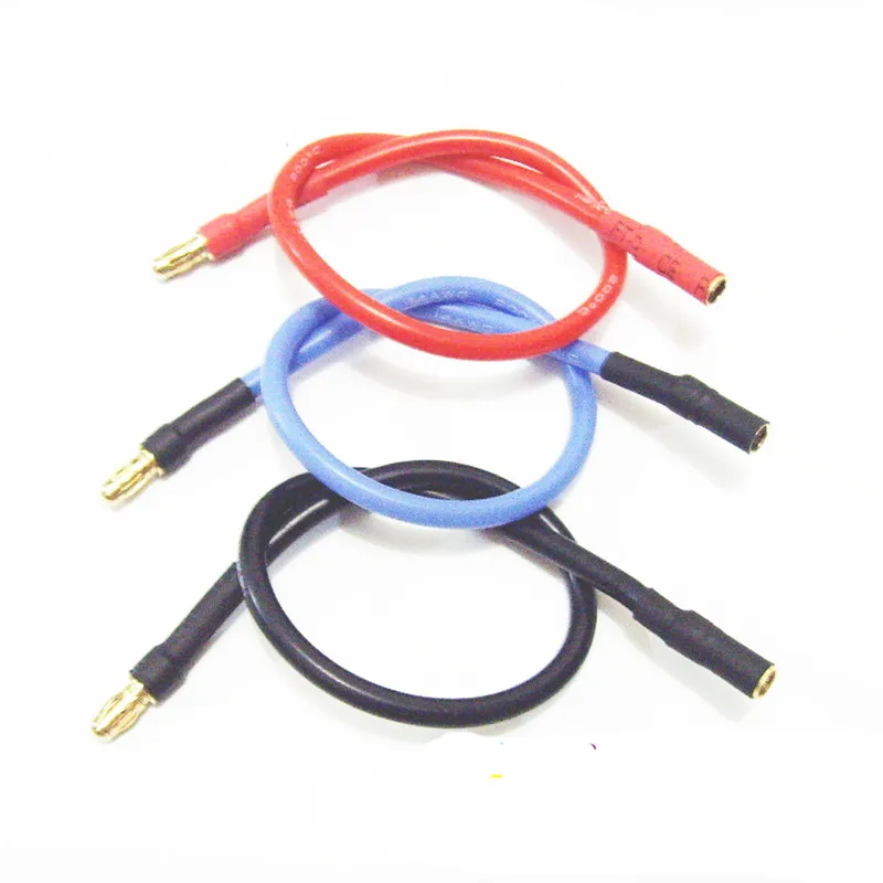 300mm Motor to RC speed controller ESC Extension Cable with 3.5mm Bullet Connectors 3 pieces/lot 2