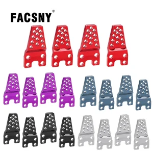 4Pcs Aluminum Alloy Adjustable Shock Tower Hoops Lift Mount Bracket for Axial SCX10 RC4WD D90 1/10 RC Crawler Car Upgrade Parts 1