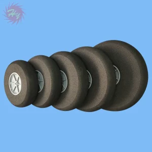 2 Pcs Landing Gear Light Foam Sponge Wheels Dia 25mm-110mm Miniature Tire for RC Aircraft Model Replacement Parts 1