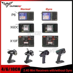 DUMBORC P6F P6FG X10FG X6DC P4FMG P6F MINI X10F 4CH 6CH 10CH Receiver 4.8-10V Voltage Return for DUMBORC Transmitter RC Car Boat 1