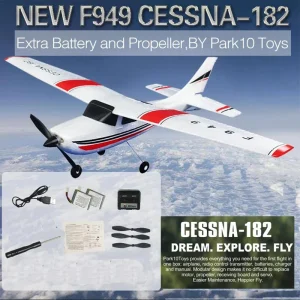 WLtoys F949 2.4G 3D6G 3Ch RC Airplane Fixed Wing Plane Outdoor Toys Drone RTF Upgrade Version Digital Servo F949S With Gyroscope 1
