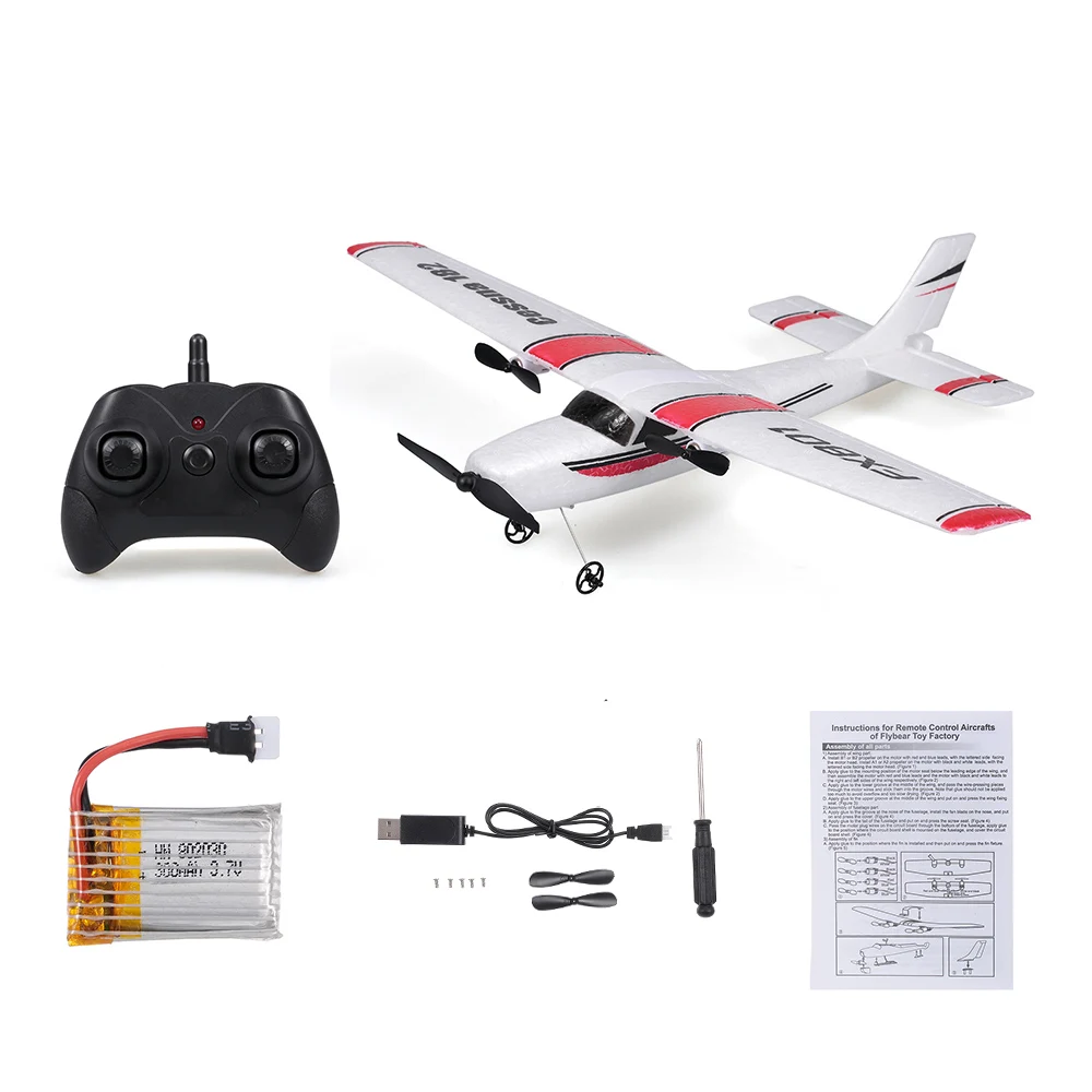 FX801 RC Plane EPP Foam 2.4G 2CH RTF Remote Control Wingspan Aircraft Fixed Wingspan Airplane Toys Gifts for Children Kids 6
