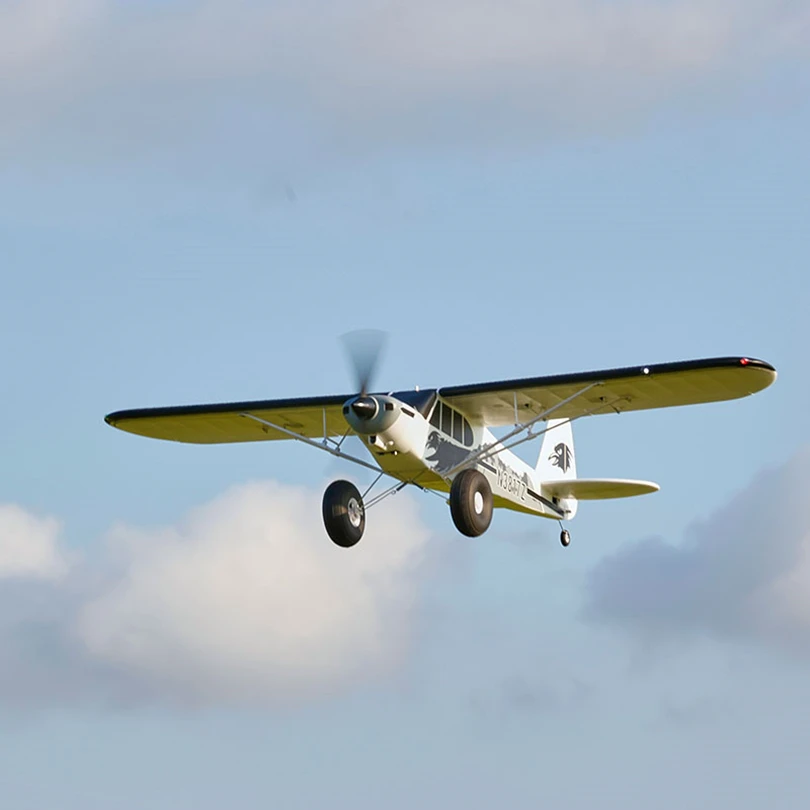 FMS RC Airplane 1300MM PA-18 PNP And RTF PA18 J3 Piper Super Cub 5CH With Gyro Auto Balance Trainer Beginner Model Aircraft 4