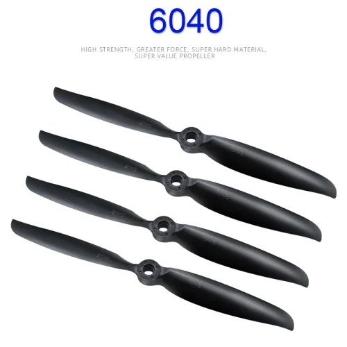10pcs/lot 6040 6x4 6x4E Propellers Glass fiber & nylon Props fit 2450 Hihg Speed Brushless Motor for RC Airplane Quadcopter Part 1