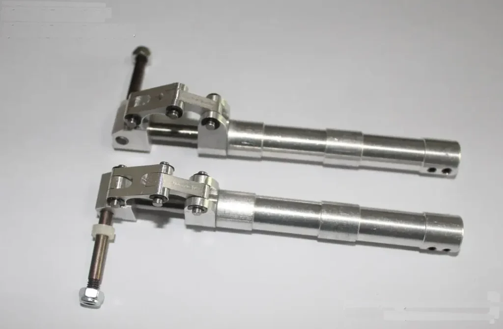 70-170mm Back Damping Kneeling Landing Gear for 3-6kg RC Model Aircraft JET EDF Plane Part
