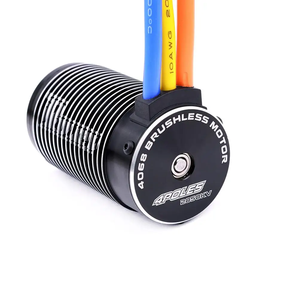 SURPASS HOBBY ROCKET RC 4092 4082 4076 4068 4P Sensorless Motor Waterproof Brushless Motor for 1/8 RC Car RTR Scx10 Trx4 Traxxas 3